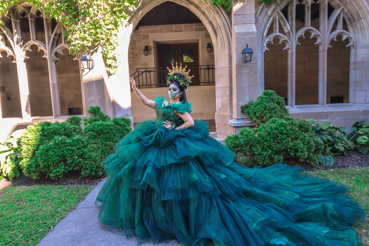 Enchanting Emerald Dress