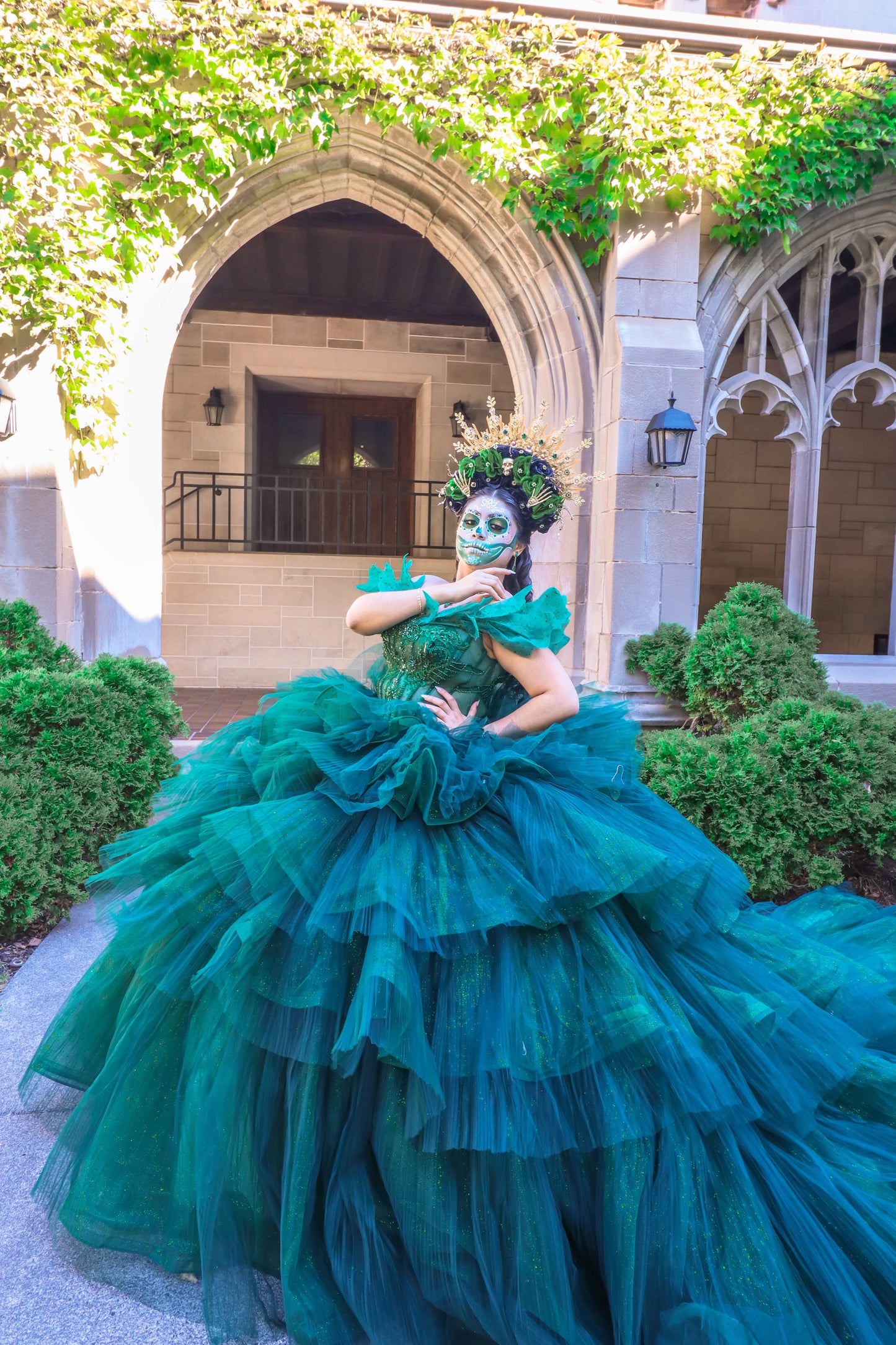 Enchanting Emerald Dress