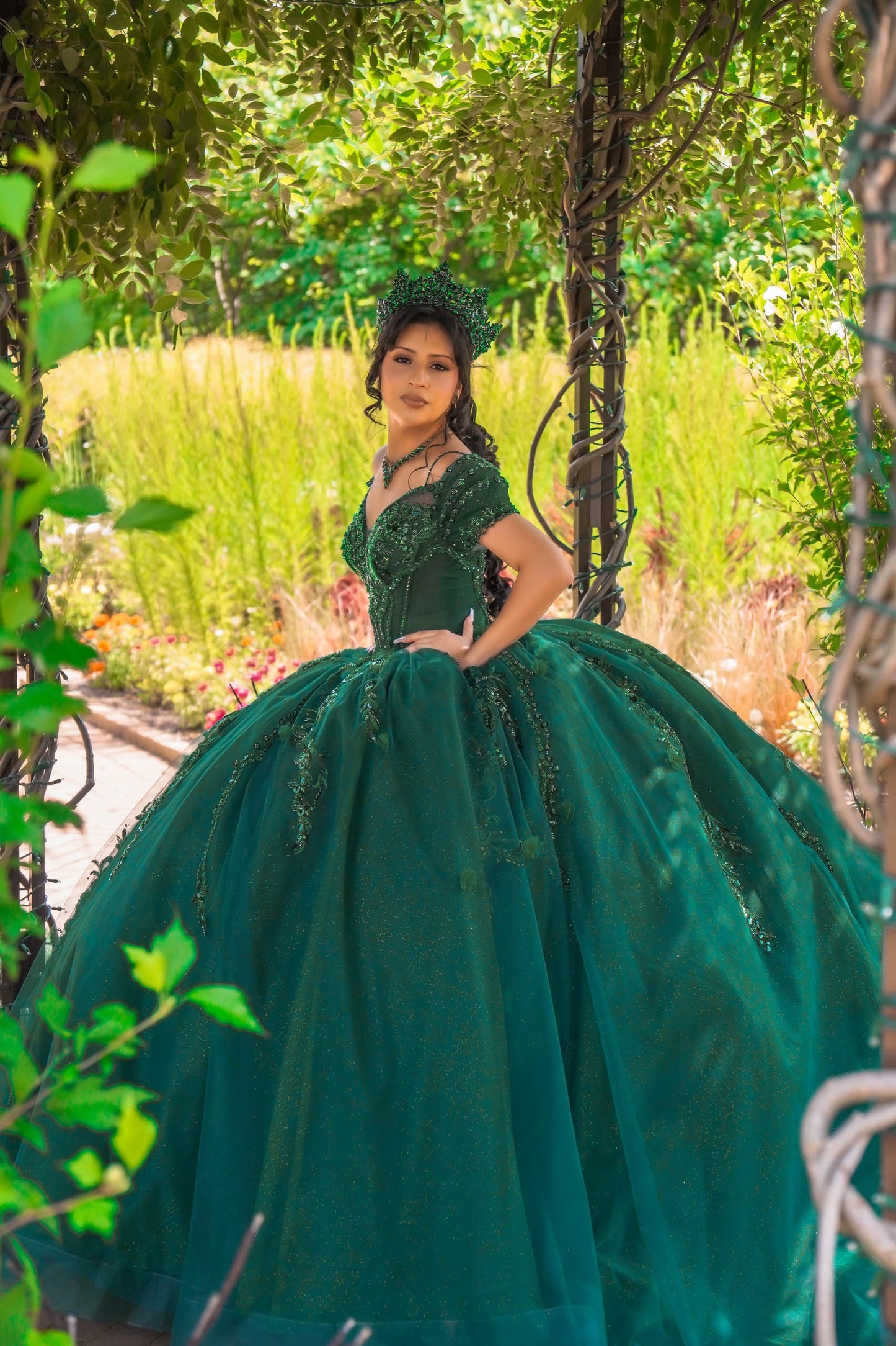 Hunter Green Quince Dress